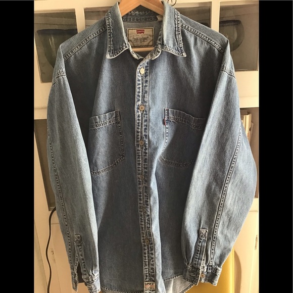 Levi's Other - Levi’s Vintage Red Tab Blue Denim Shirt
